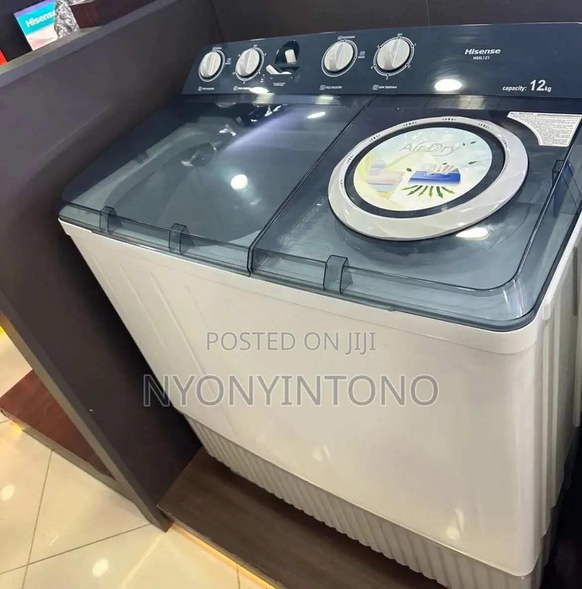 Hisense 12kg Twin Tub Washing Machine