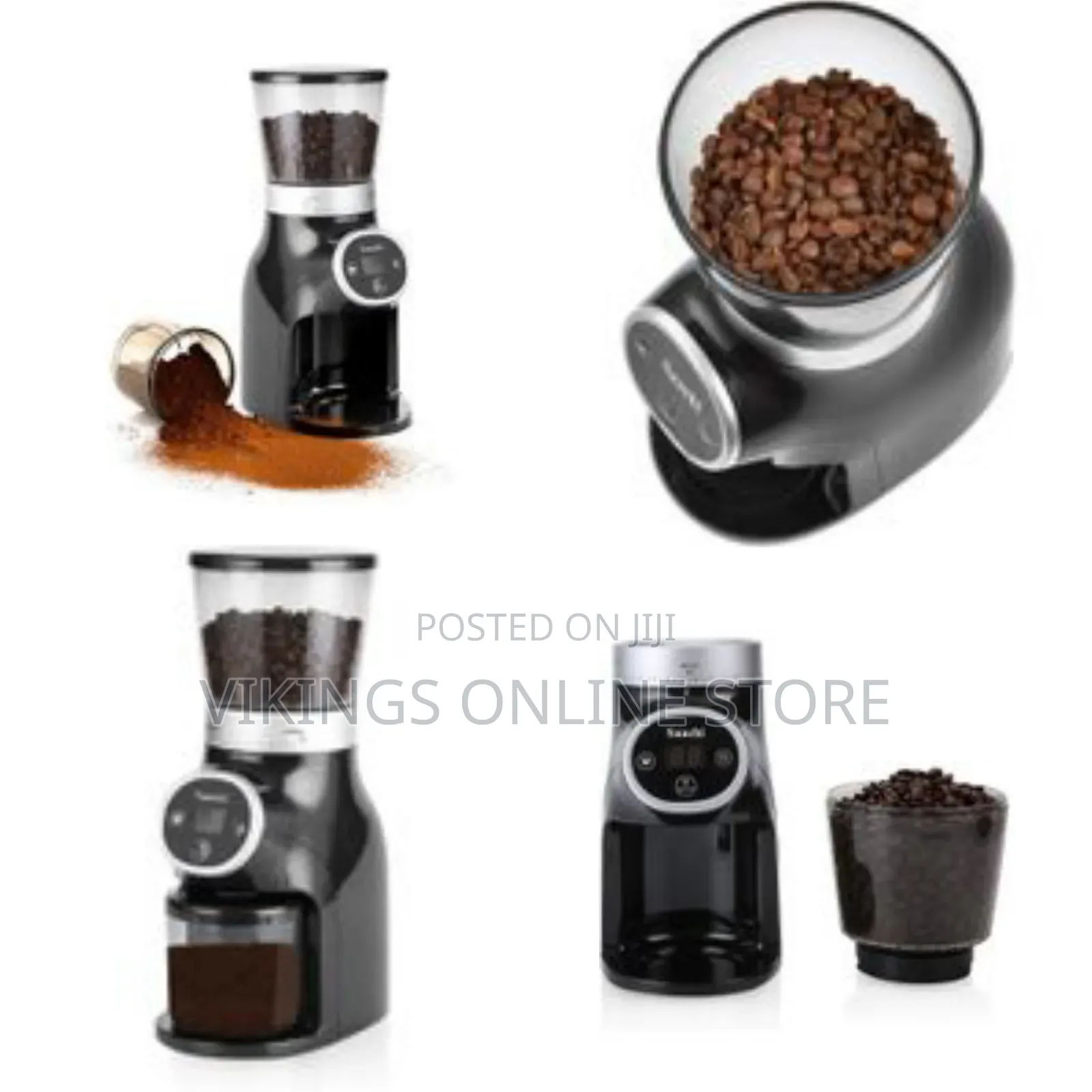 Saachi Coffee Grinder Spices Herbs With 31 Grind Settings, Energy
