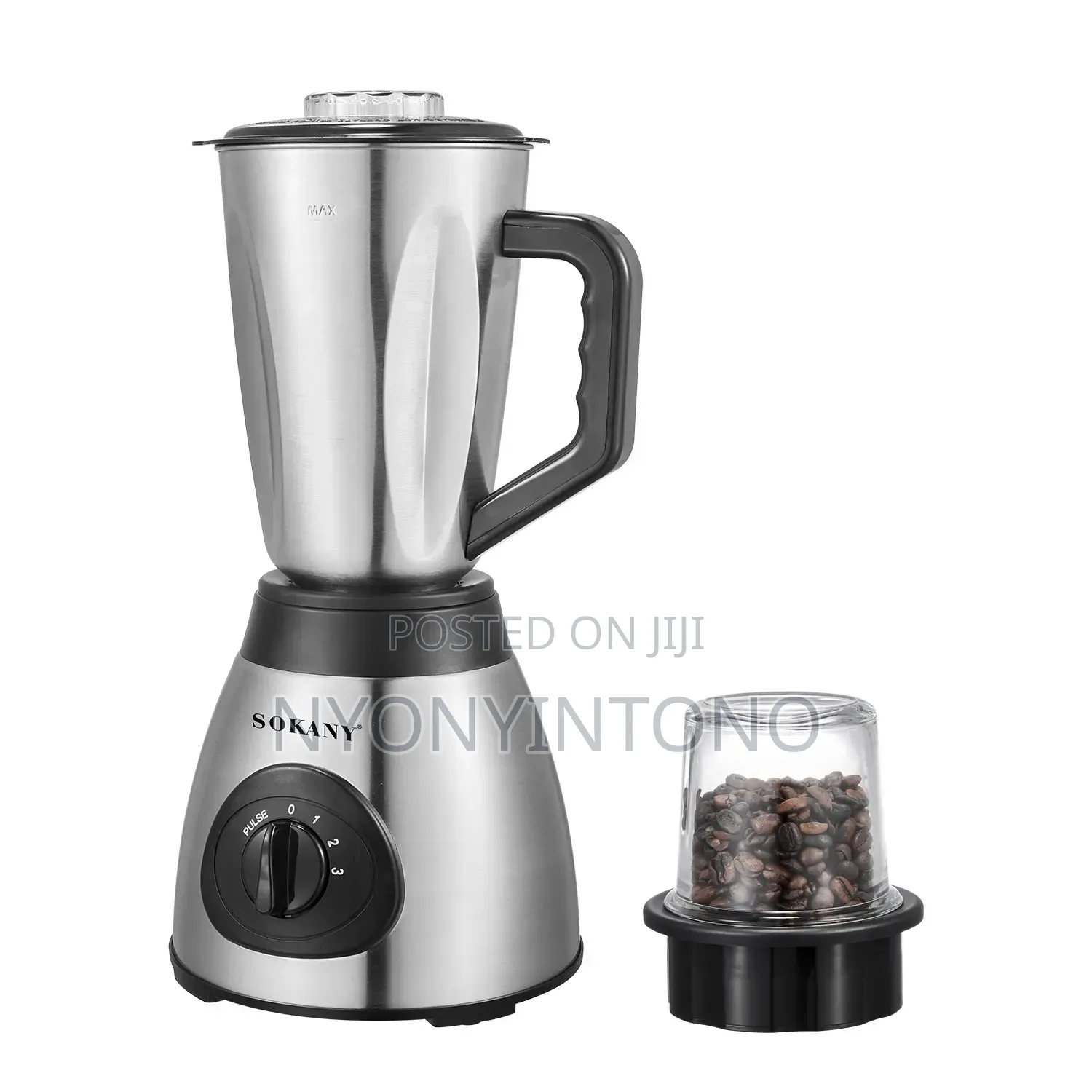 Sokany 2 in 1 High-Quality Stainless Steel Blender