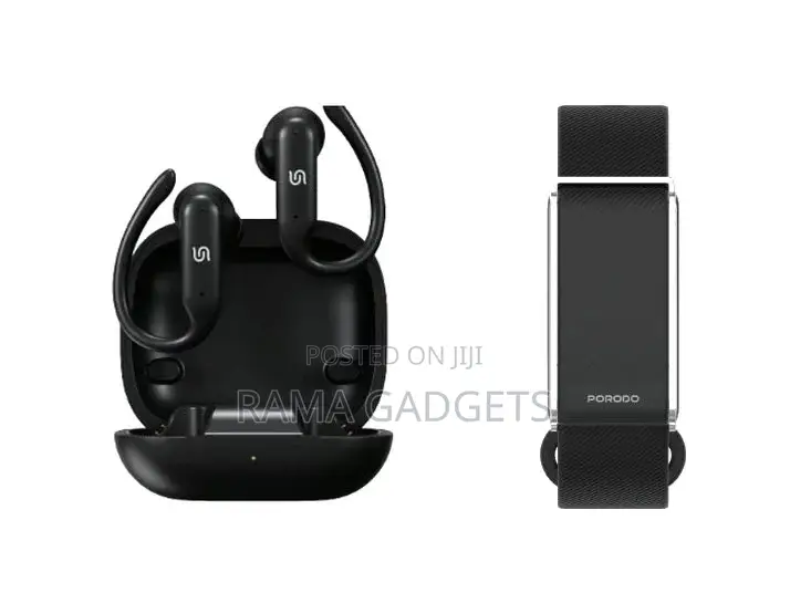 Porodo Activex Smart Fitness Band and Earbuds Combo