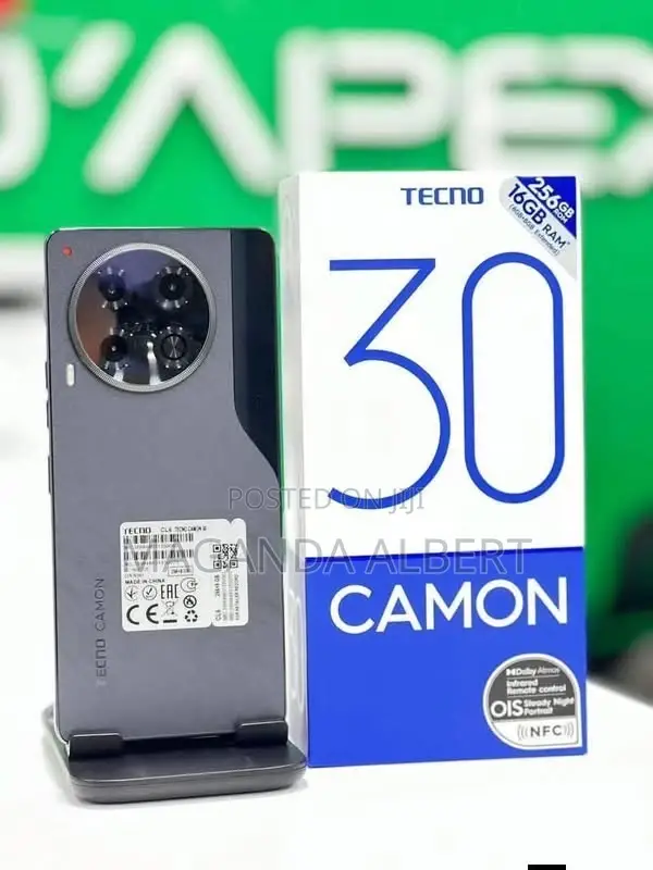 New Tecno Camon 30 256 GB Black