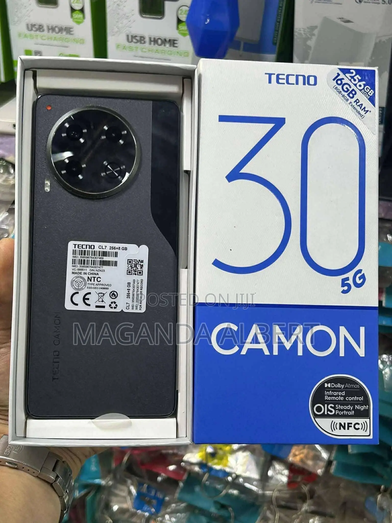 New Tecno Camon 30 256 GB Black