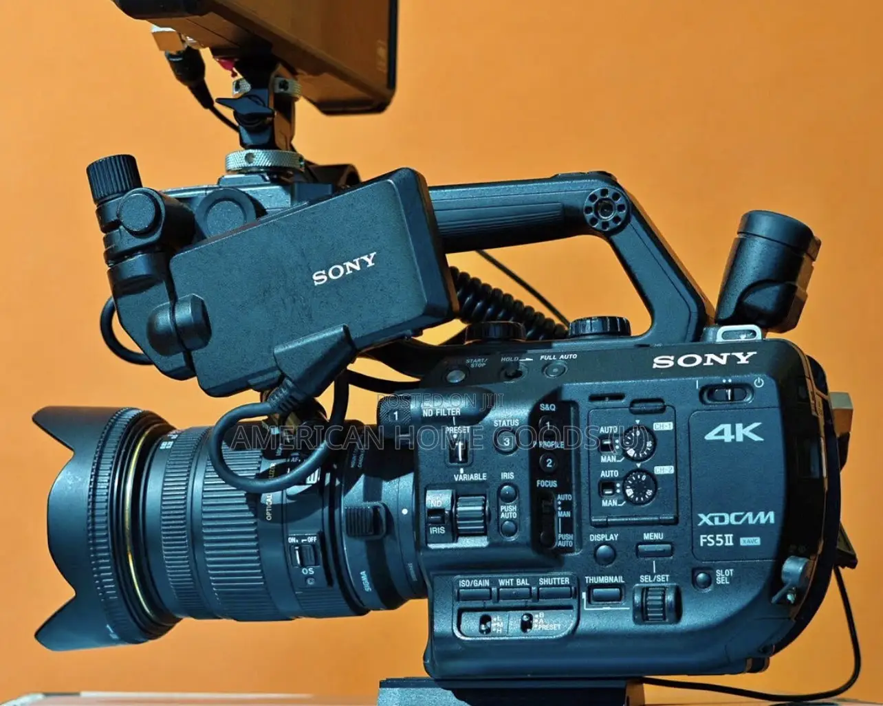 Sony Fs5 Mark 2 and Lens With Stabilization, 2 Bpu Batteries Included