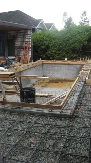 Swimming Pool Site Construction Level 01