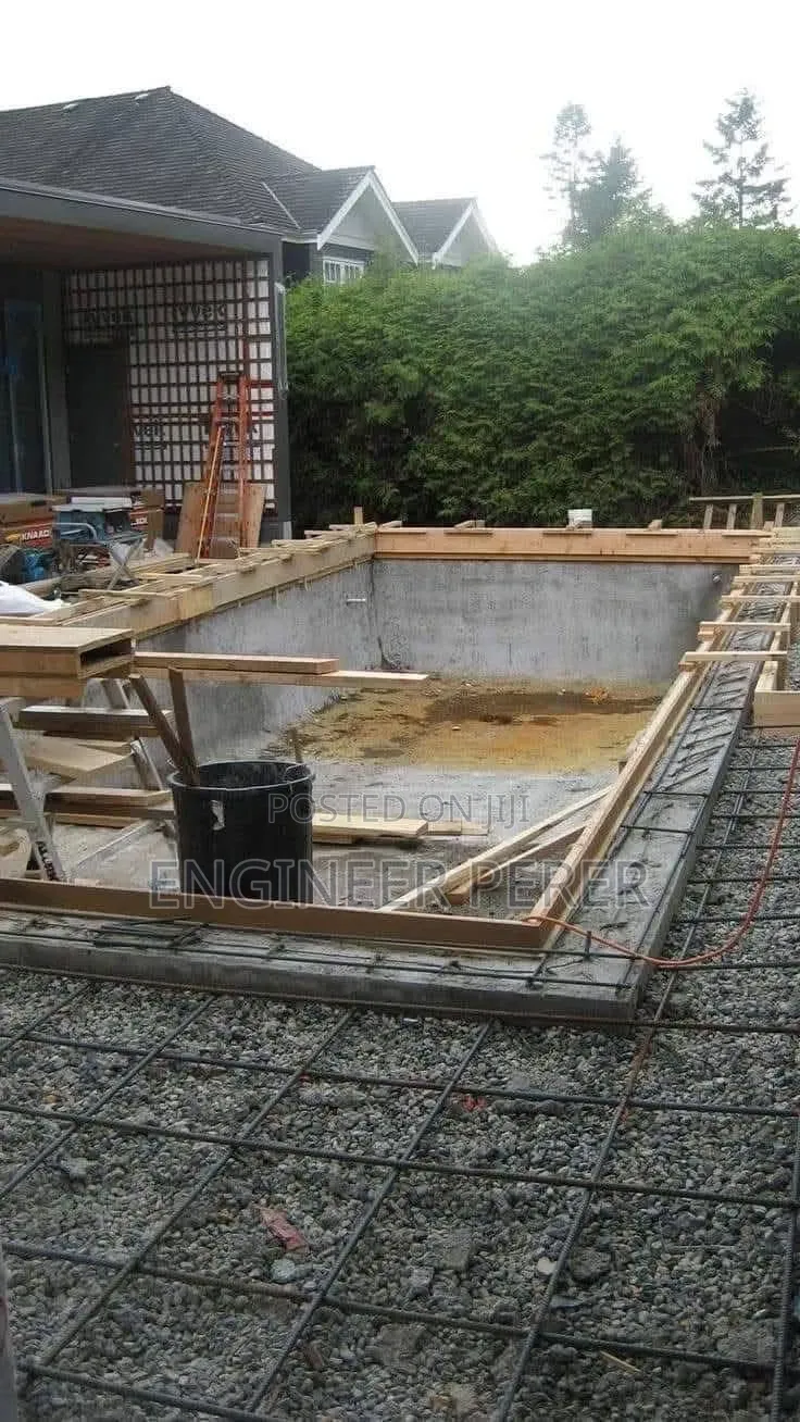 Swimming Pool Site Construction Level 01