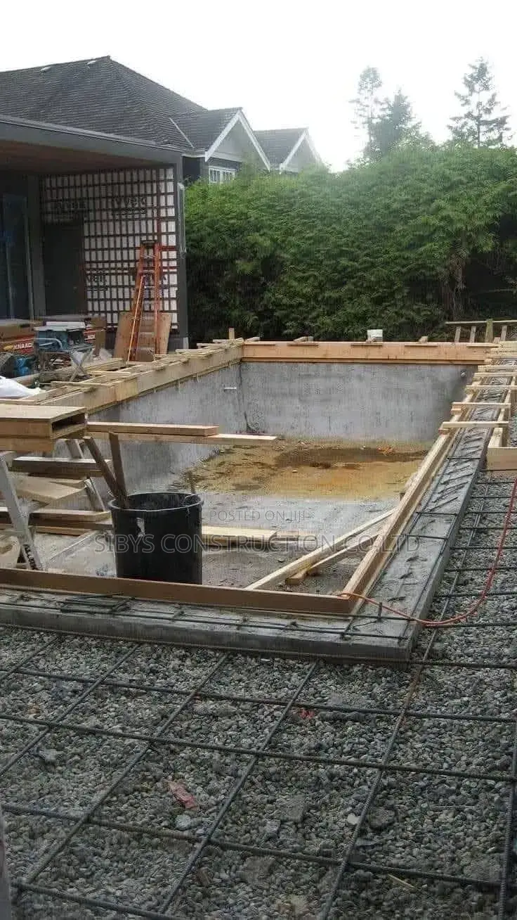 Swimming Pool Site Construction Level 01