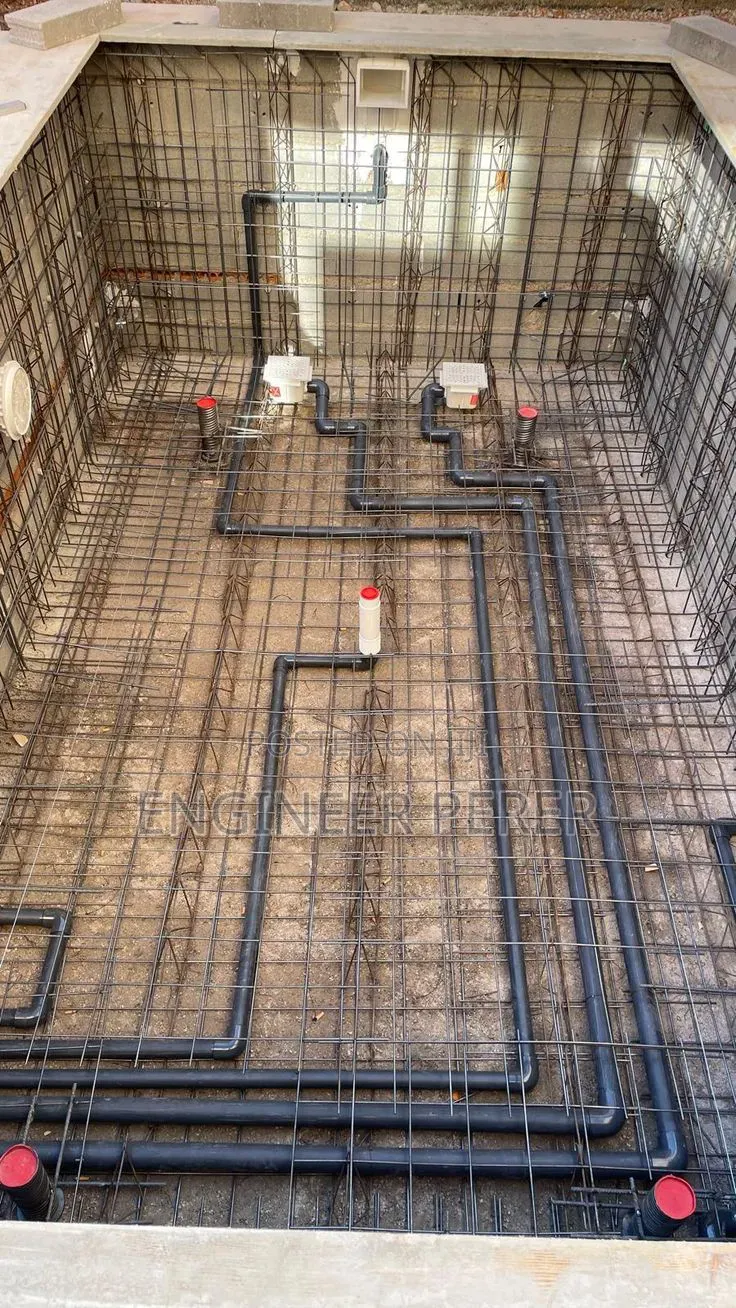 Swimming Pool Site Construction Level 01