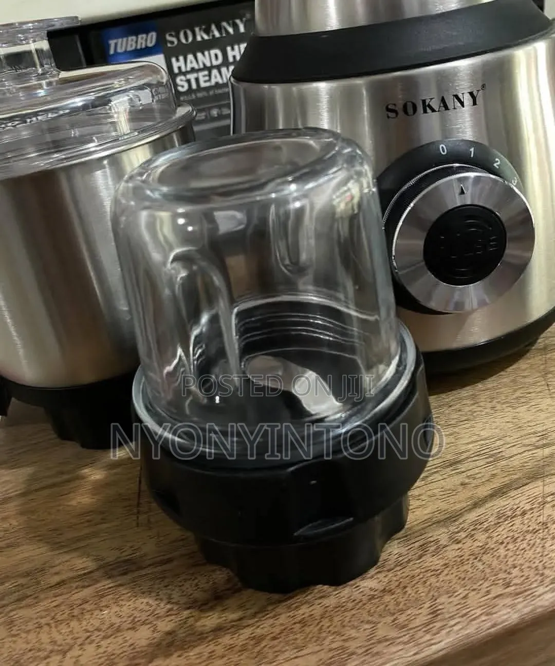 Sokany 3 in 1 Stainless Steel Blender ,Chopper and Grinder