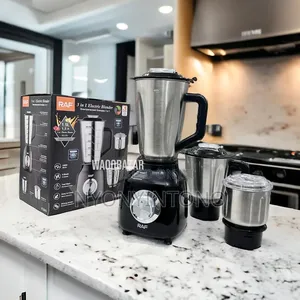 Raf 3 in 1 Metallic Blender, Chopper and Grinder R2843