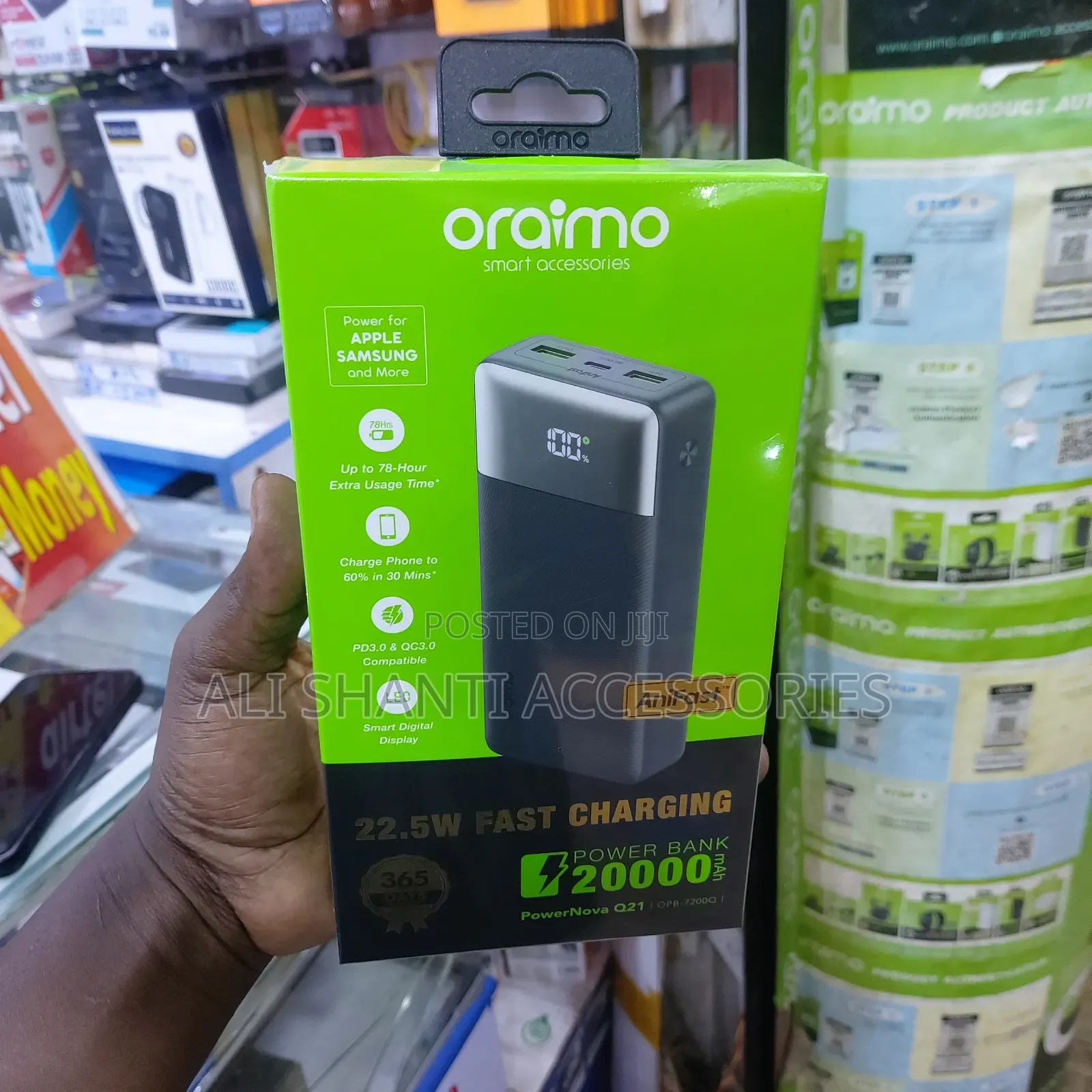 22.5w 20000mah Anti Fast Oraimo Power Bank