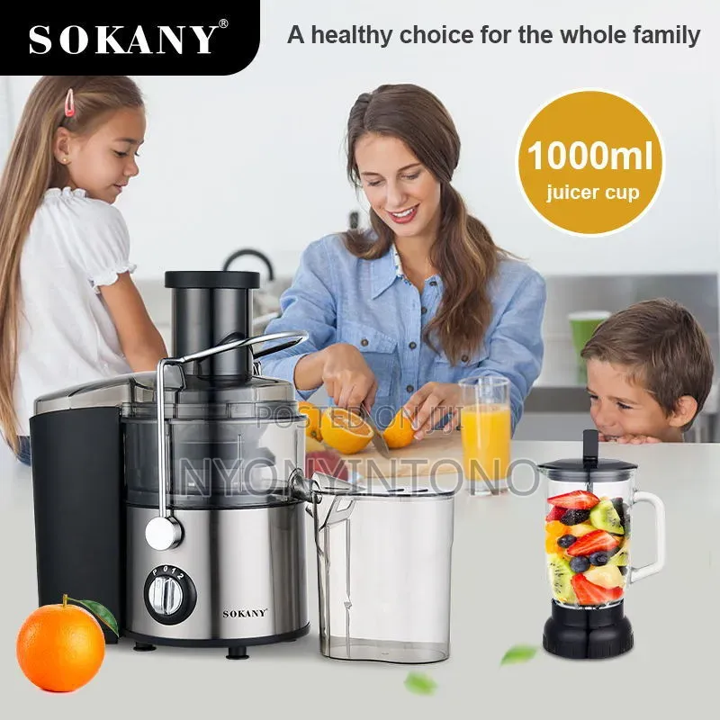 Sokany 4 in 1 Juicer, Blender,Chopper and Grinder Sk-4009