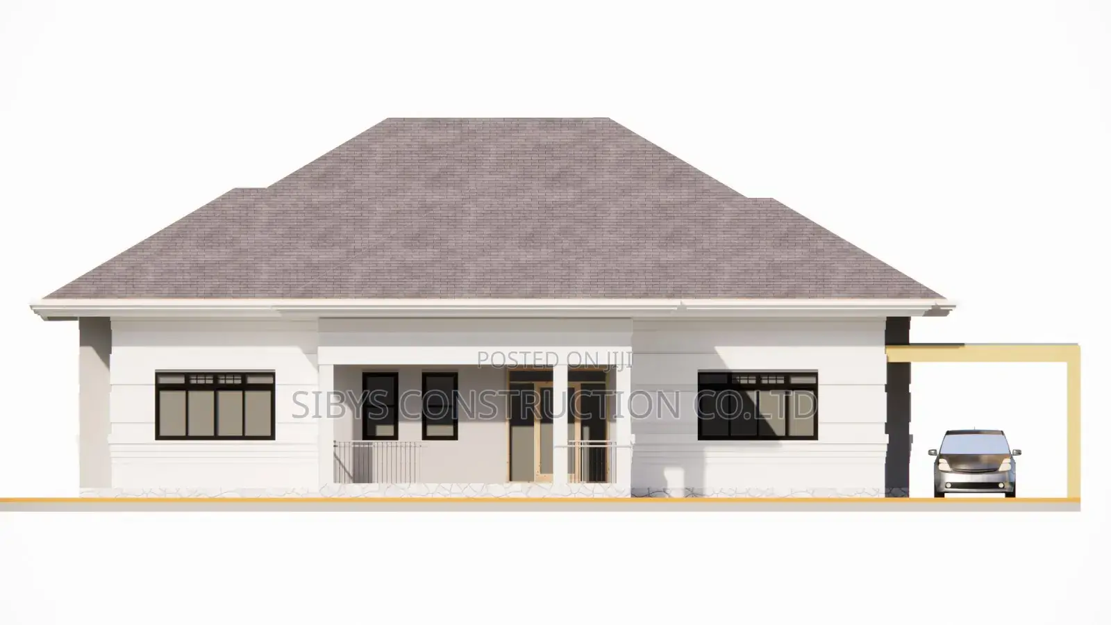 4-5 House With Car Porch.