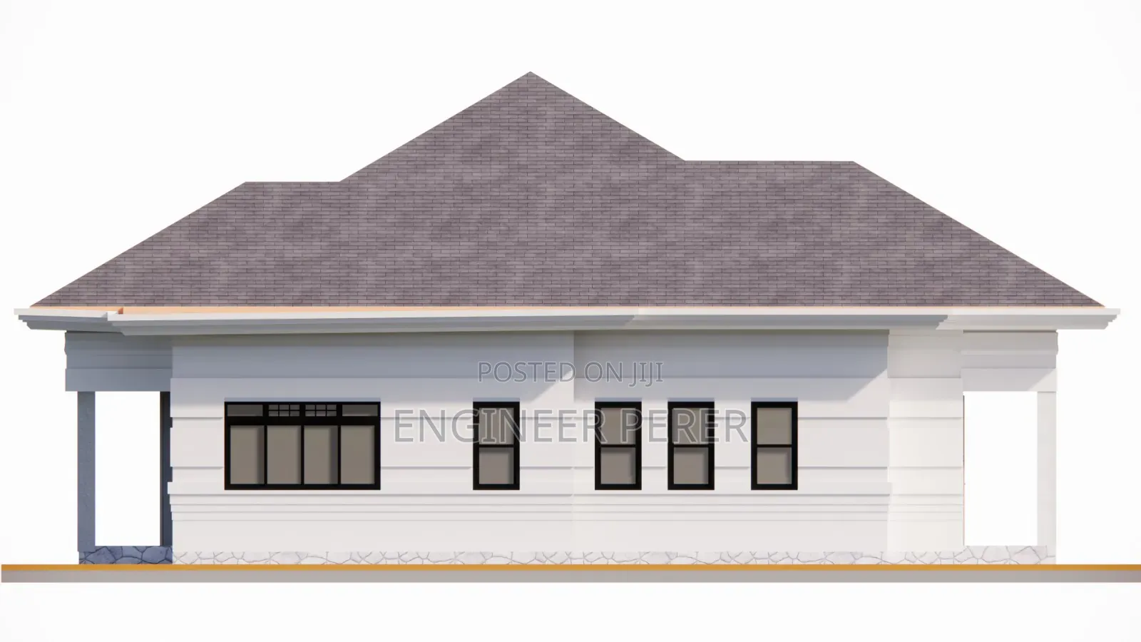 4-5 House With Car Porch.
