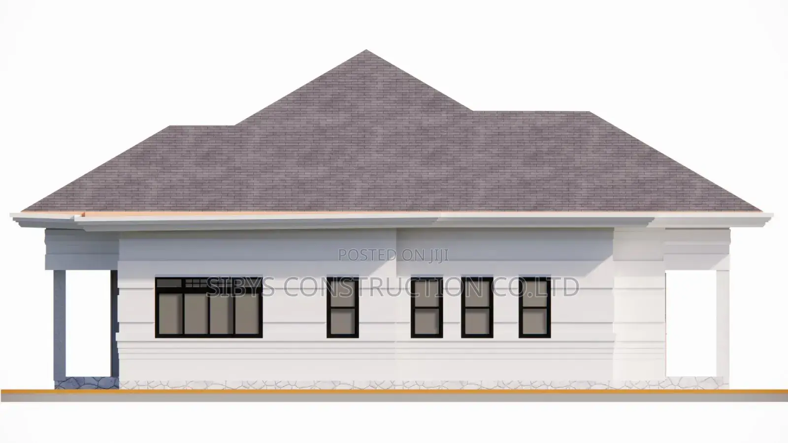 4-5 House With Car Porch.