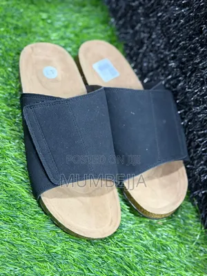 Original Black Fabric Slide Sandals