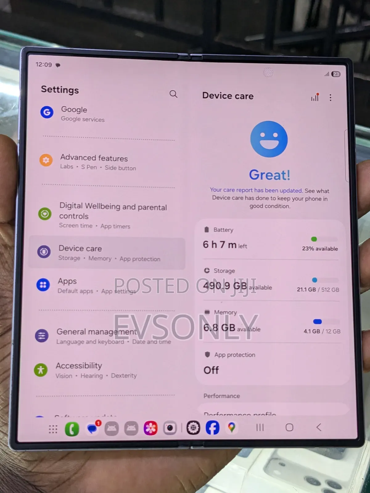 Samsung Galaxy Fold 512 GB Silver