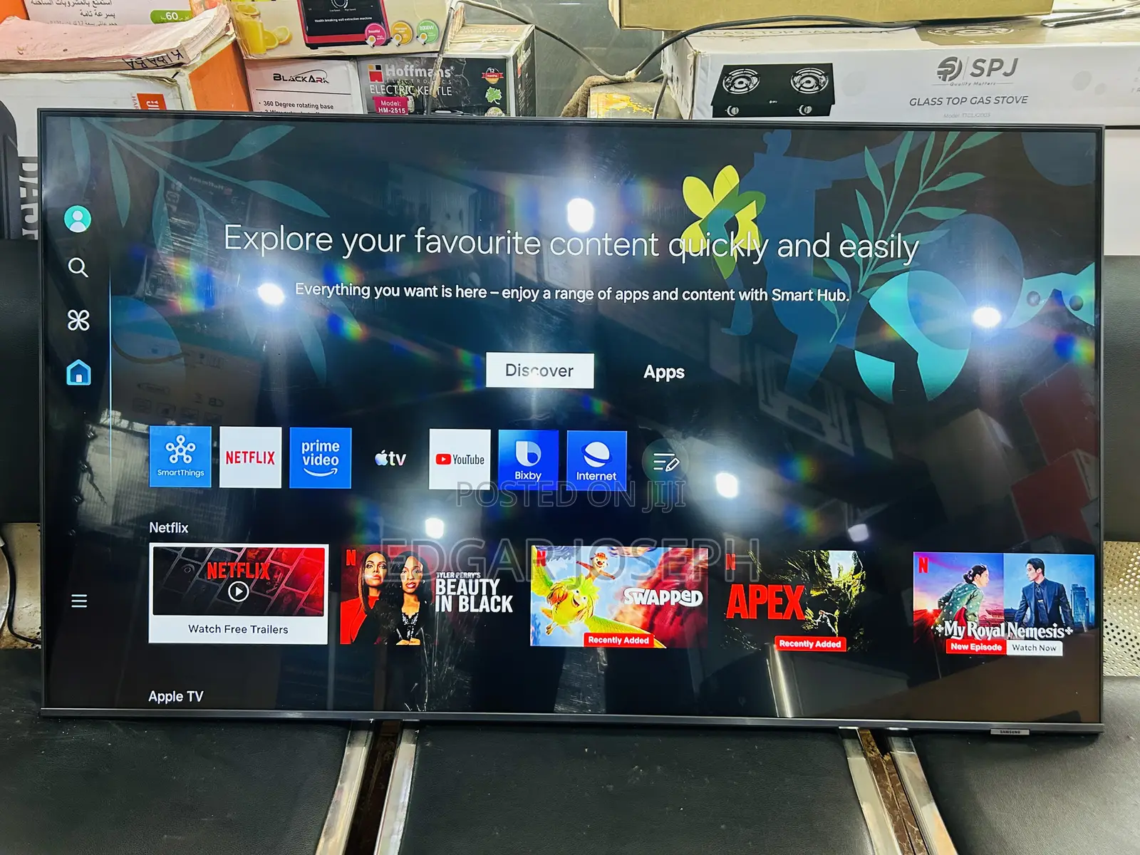 Samsung 55 Smart Tv Du8000