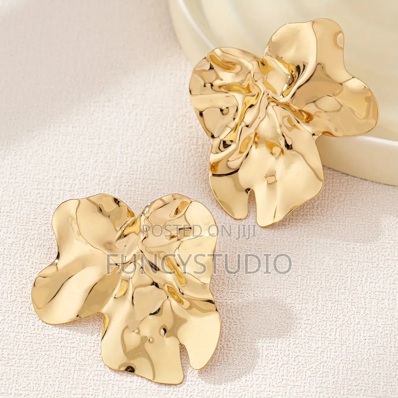 Gold Statement Earrings