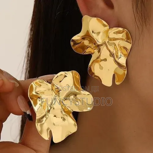 Gold Statement Earrings