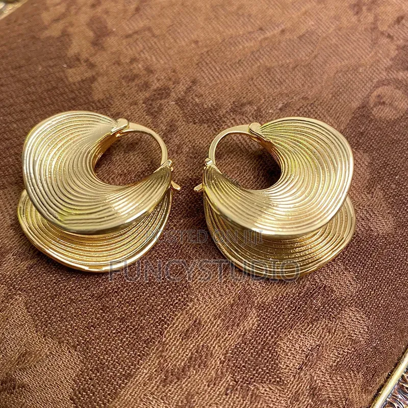 Gold Statement Earrings