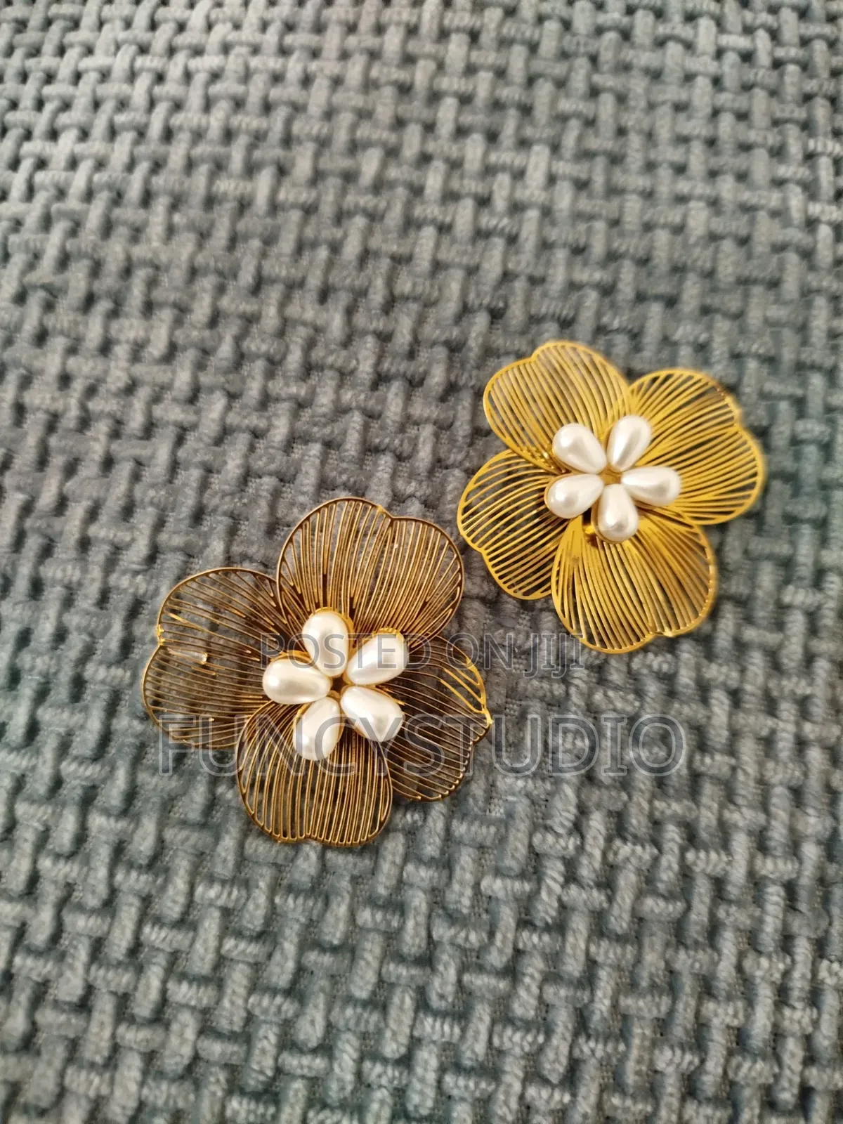 Gold Statement Earrings
