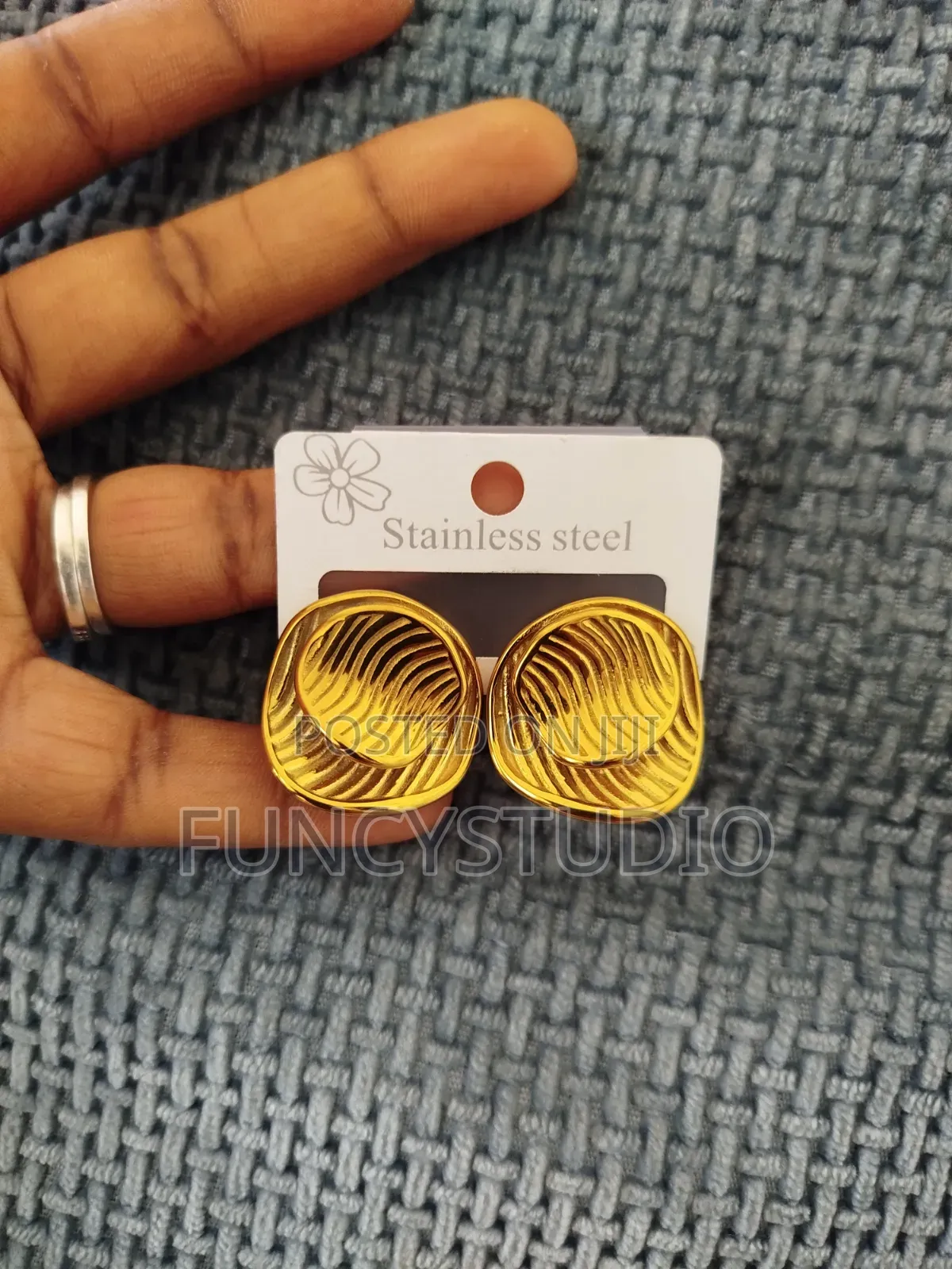 Gold Statement Earrings