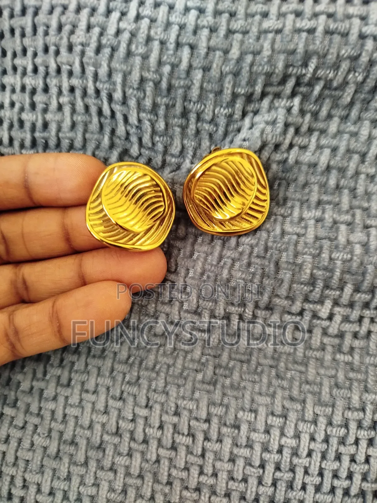 Gold Statement Earrings