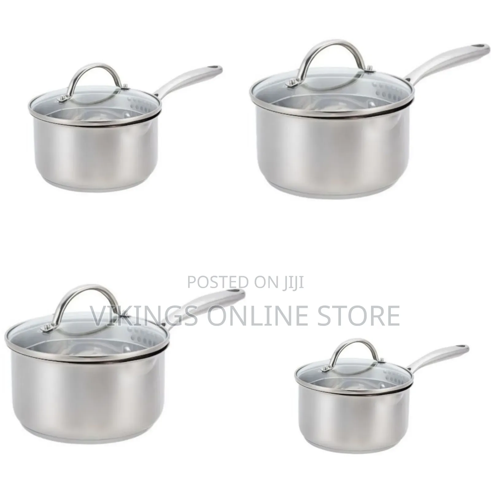 1.9l Stainless Steel Saucepans Milk Cookware Pot- Silver