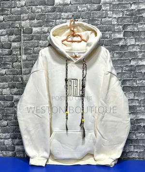 Black and Cream Ork Heavy Hoodie Jumpers