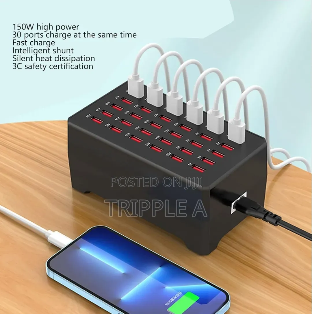 Crony 30-Ports Usb Charging Station