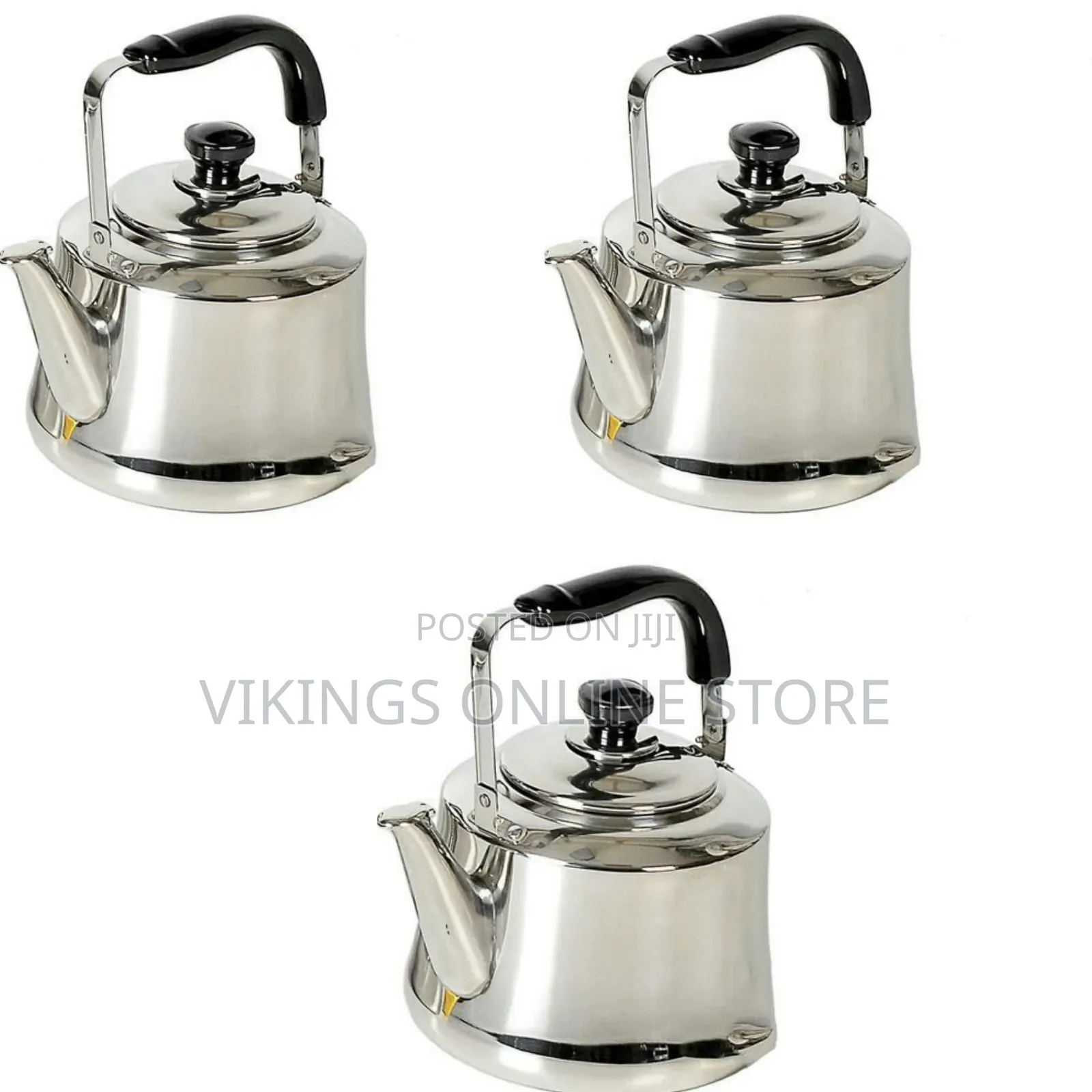 10 Litre Whistling Tea Boiling Kettle - Silver