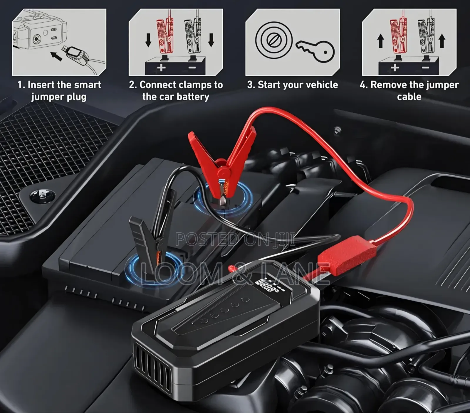 Multifunctional Rechargeable Car Tyre Inflator