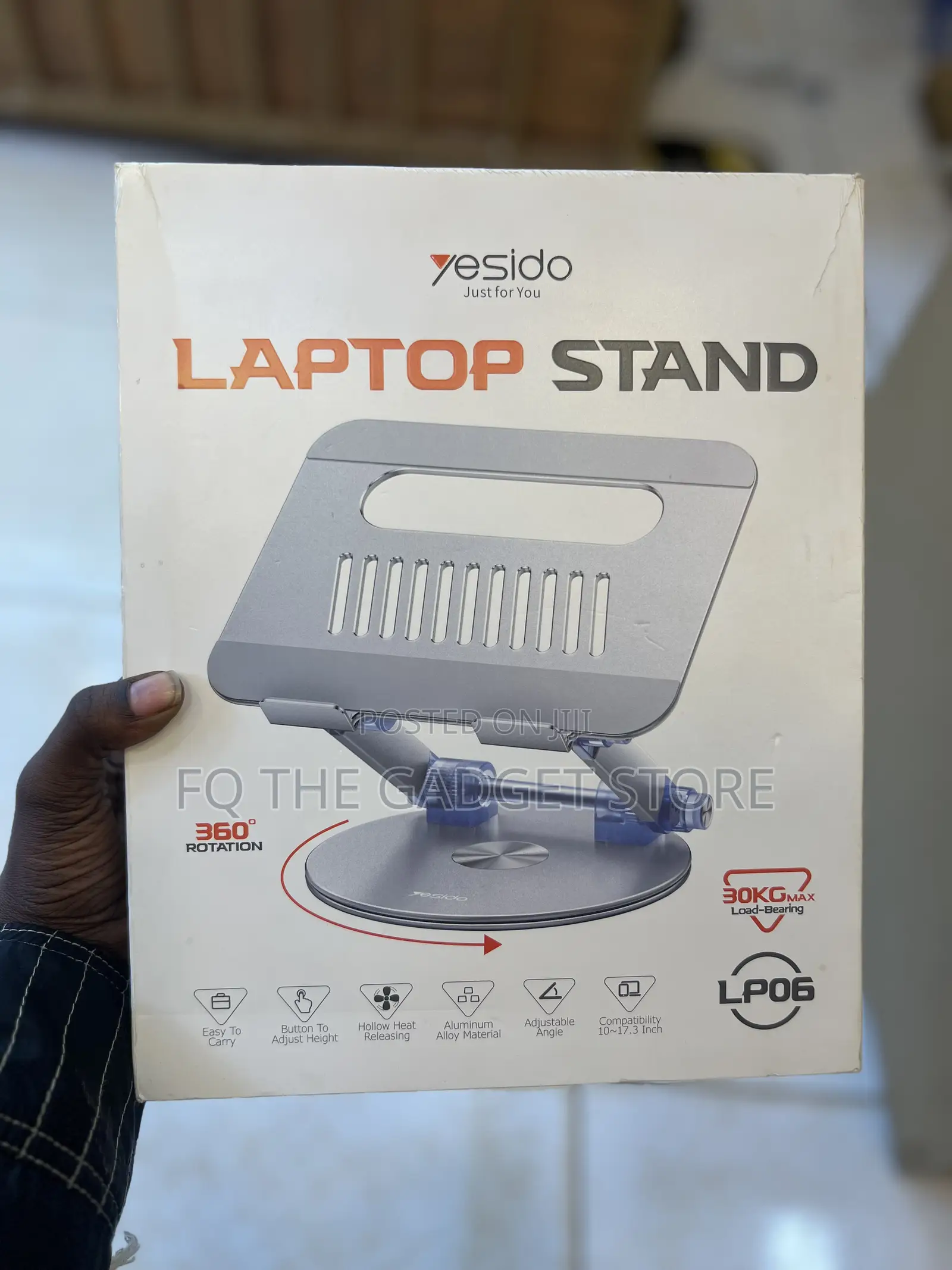 Yesido Durable Laptop Stand/360 Aluminum Laptop Stand