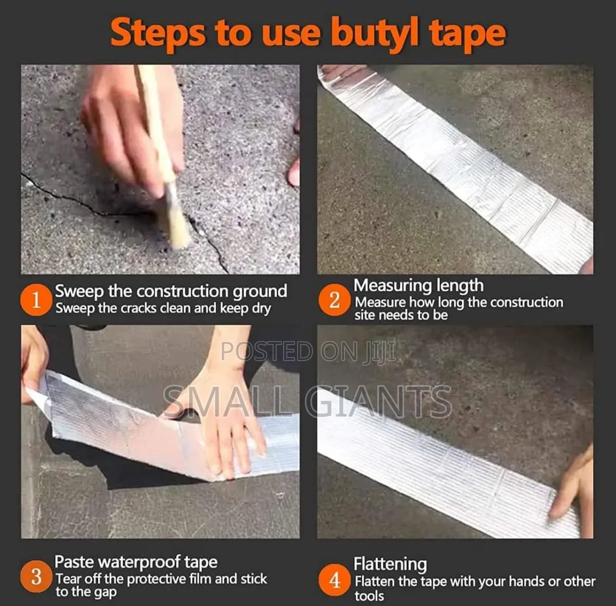 Brand New High Polymer Butyl Rubber Waterproof Tape