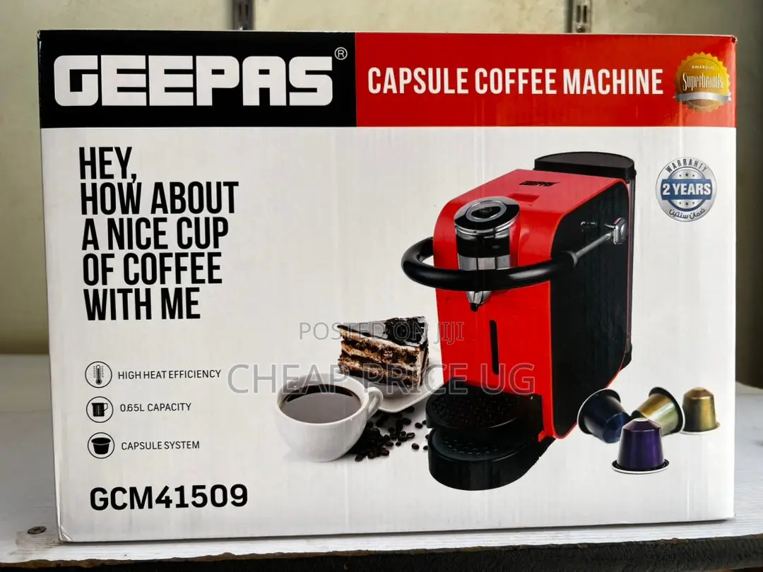 Geepas Gcm41509 Capsule Coffee Machine