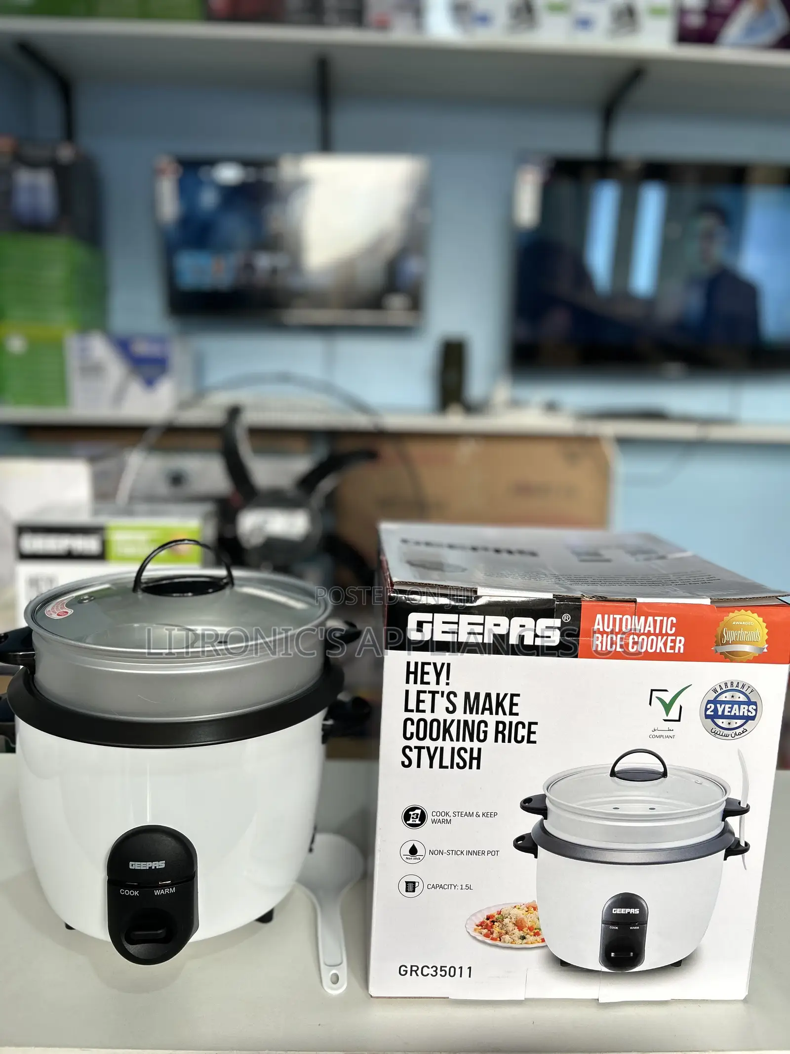 Geepas 1.5rice Cooker