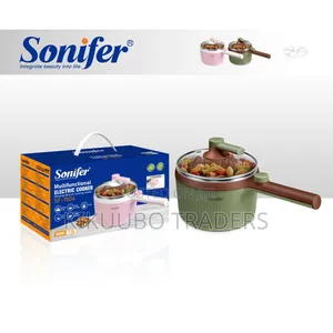 Sonifer Mini Electric Multi Cooker – 1.2l Stainless Steel Skillet Pot