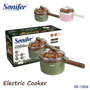 Sonifer Mini Electric Multi Cooker – 1.2l Stainless Steel Skillet Pot