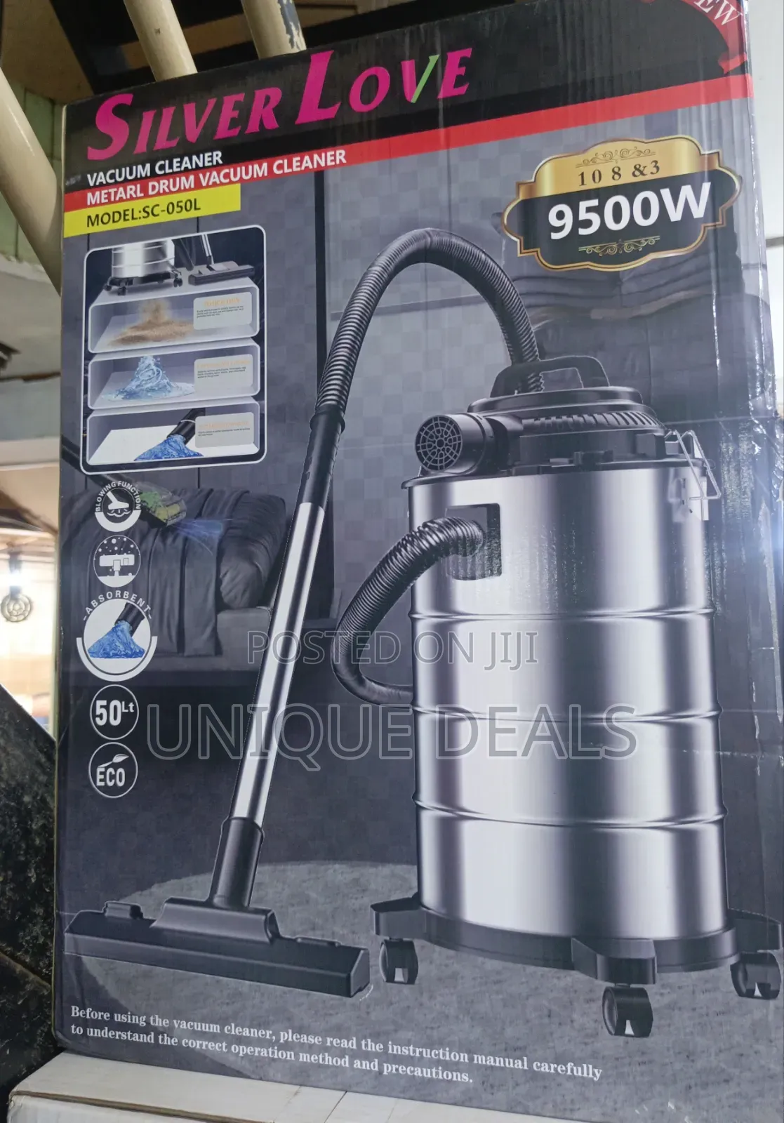 Silver Love Sc-050l Wet and Dry Drum Vacuum Cleaner