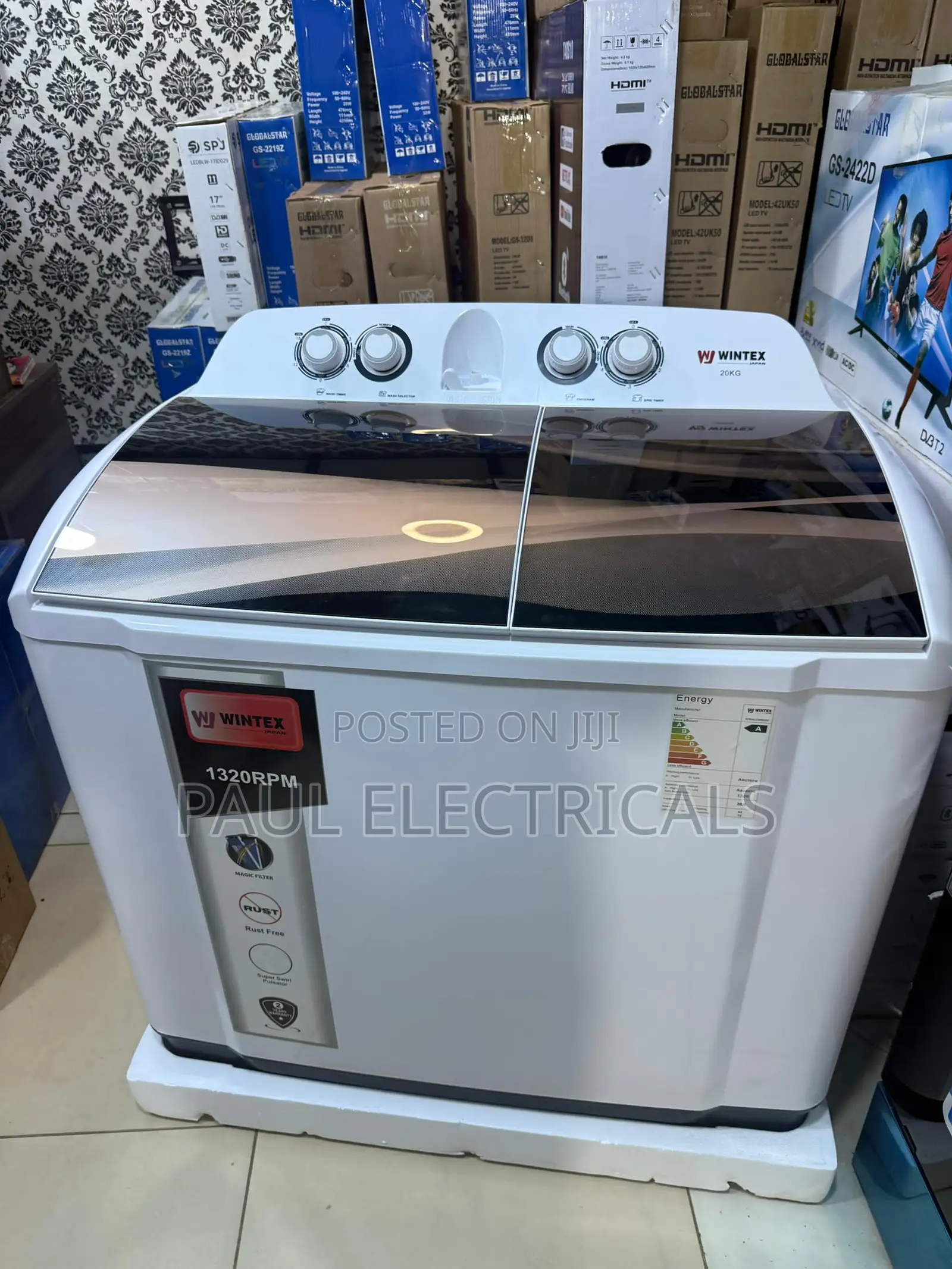 Wintex Japan Washing Machine Twin Tub 20kg
