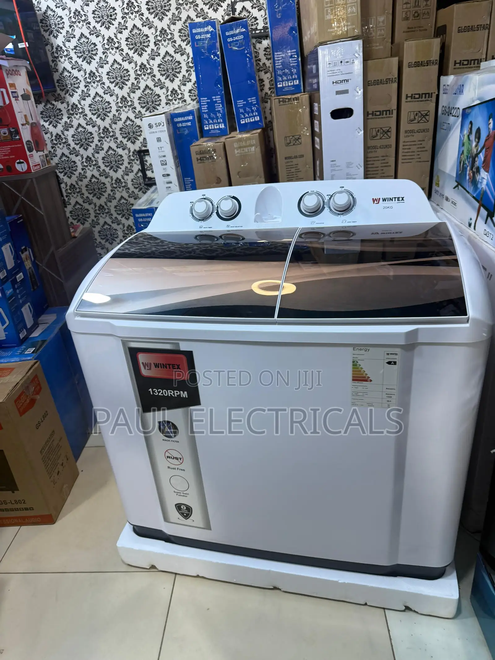 Wintex Japan Washing Machine Twin Tub 20kg