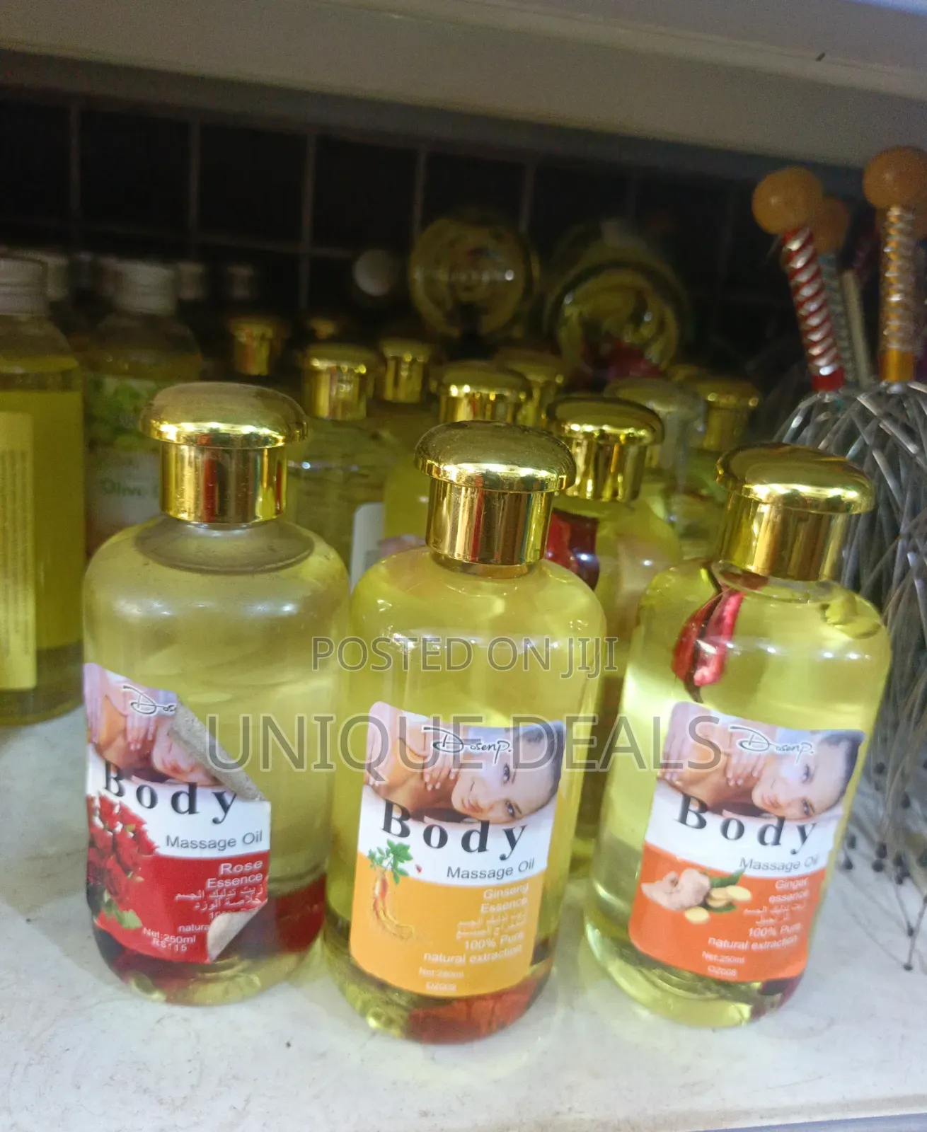 Minow Body Massage Oils.