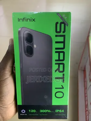 New Infinix Smart 10 64 GB Black