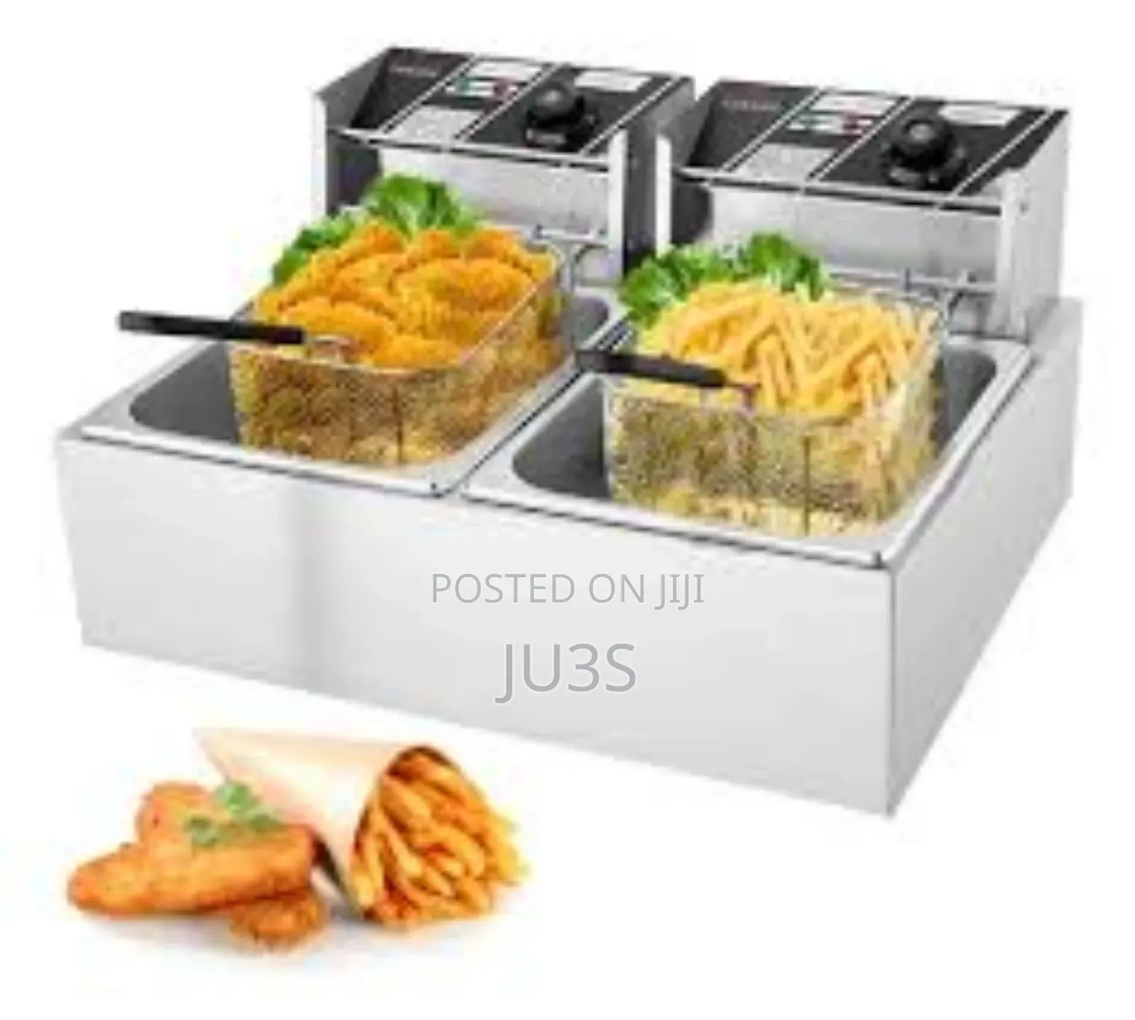 Zokop 12l Dual Tank Electric Deep Fryer