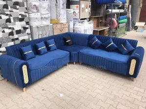 Sofa Set Blue in Colour
