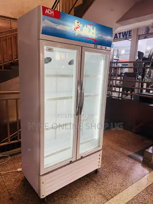 Perfect Cooling Temperature 800l Showcase Display Double Door Fridge