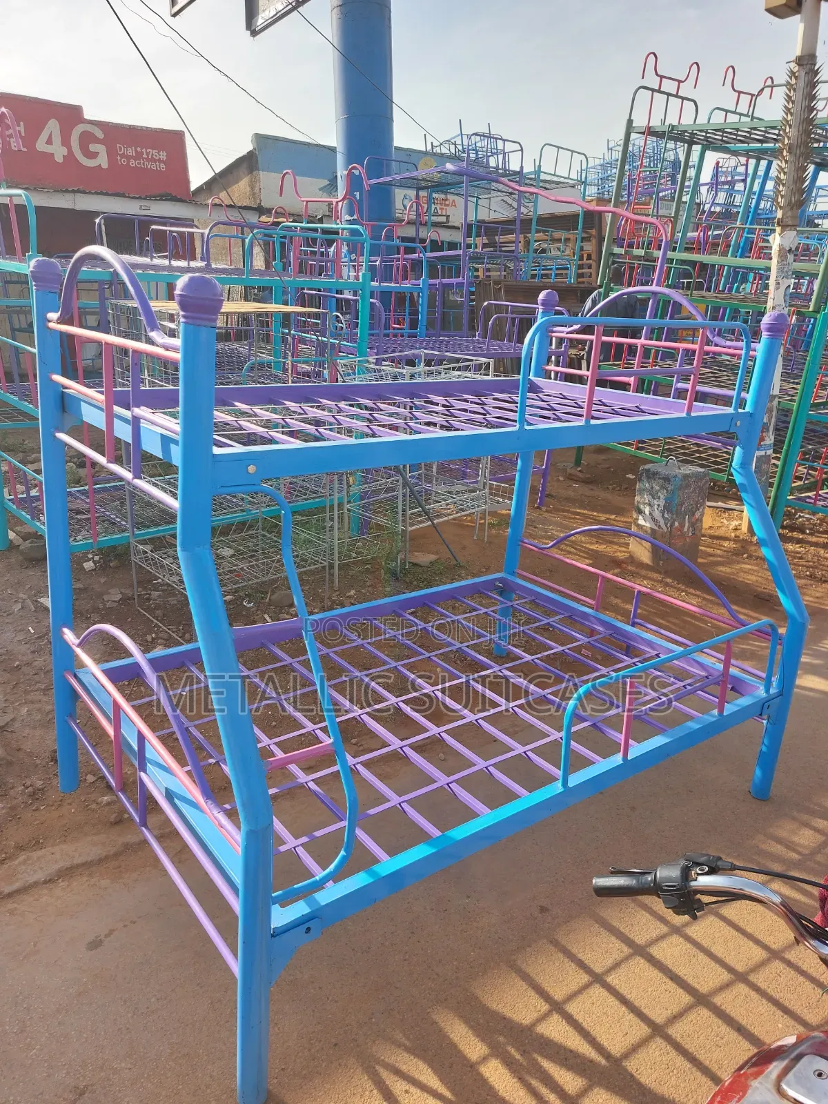 4x6 and 3x6 Metallic Double Bund Beds for Home