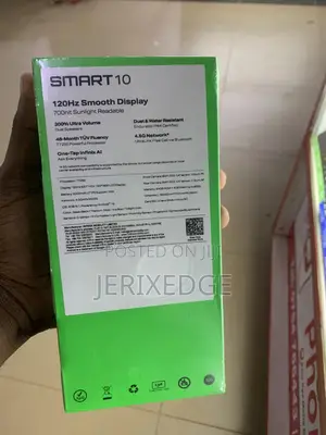 New Infinix Smart 10 64 GB Black