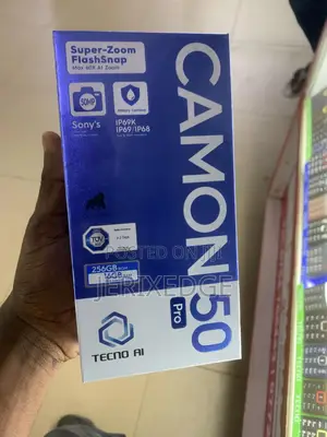 New Tecno Camon 50 Pro 256 GB Black