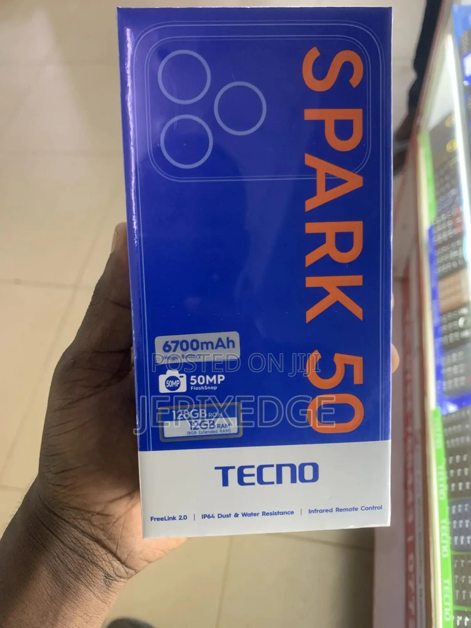 New Tecno Spark 50 128 GB Black